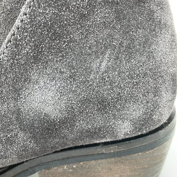 Dolce Vita Ankle Boots Shoes Slip on Suede Leather Gray Size 6.5 - Picture 14 of 16